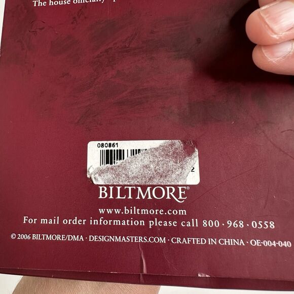 Biltmore Estate 3D Christmas Ornament House Carriage Cutout Gold Finish 2006 - Picture 14 of 16